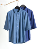 Plain 3/4-sleeve shirt 1076
