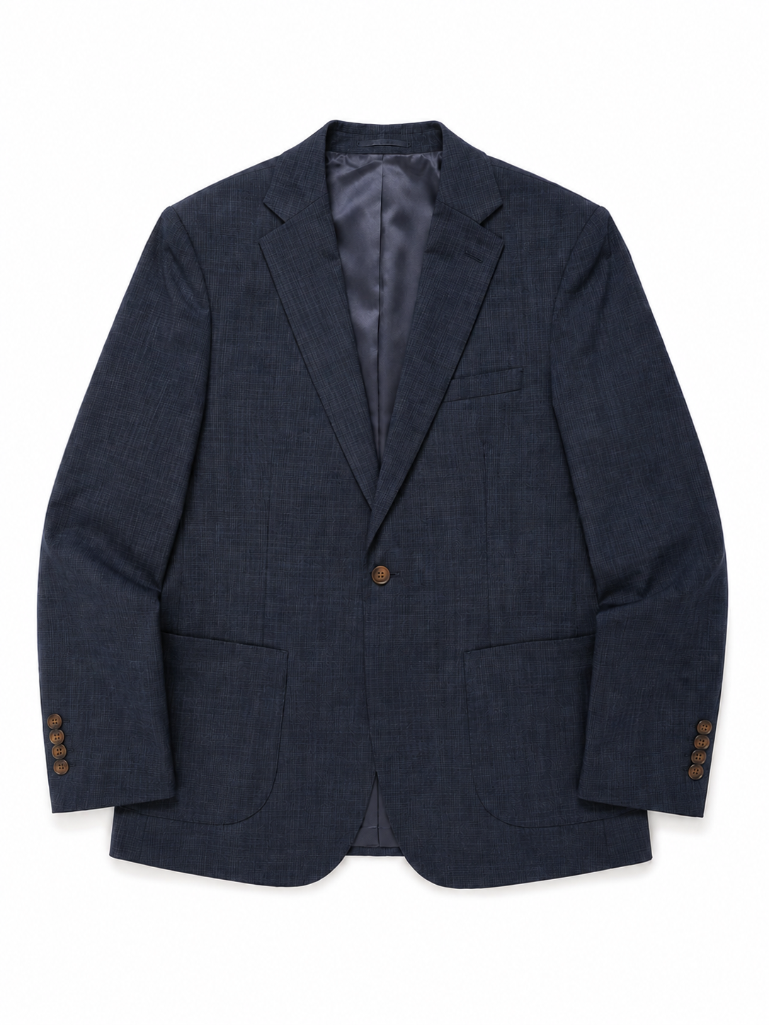 Signature Textured Blazer Navy 5070