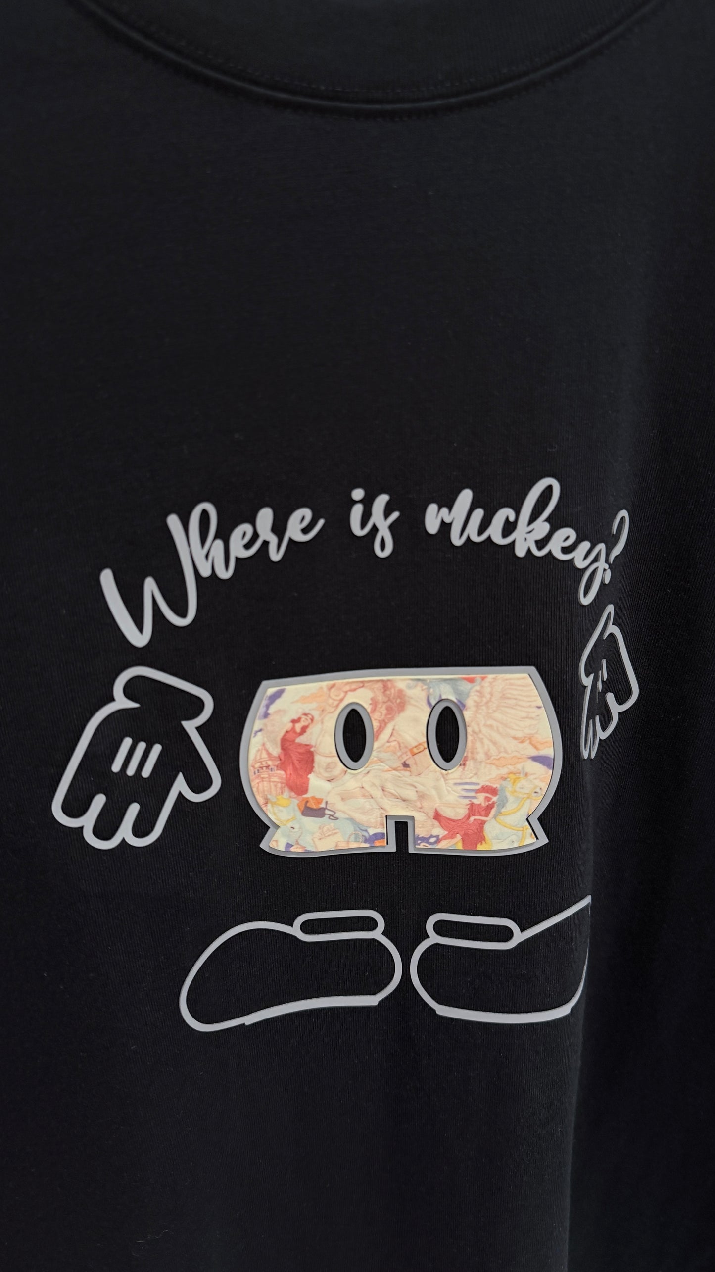 ”Where is Mickey" Oversized Tee -3809