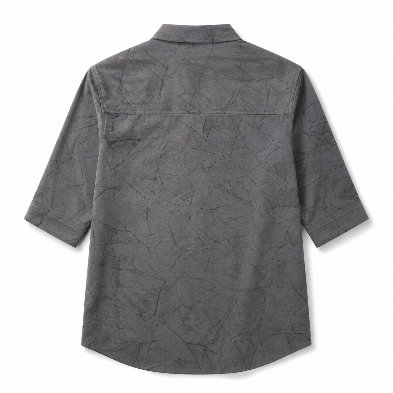 Grey 3/4-Sleeve Shirt 1307