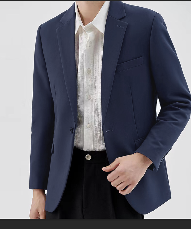 Slim Fit Classic Blazer (Navy) 5032