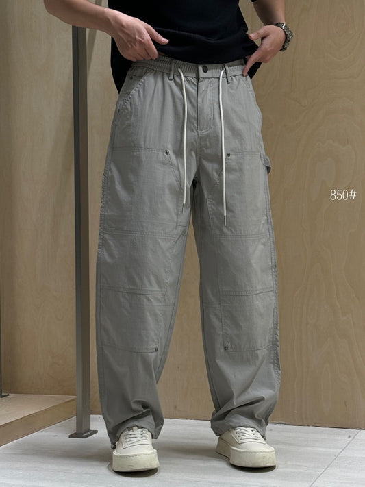 Light Grey Lightweight Cargo Pants 850