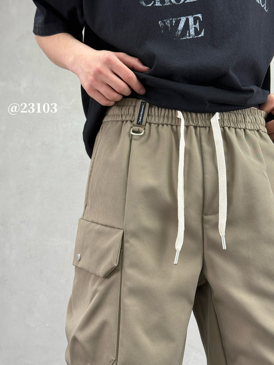Pocket Cargo Shorts In Khaki 23103