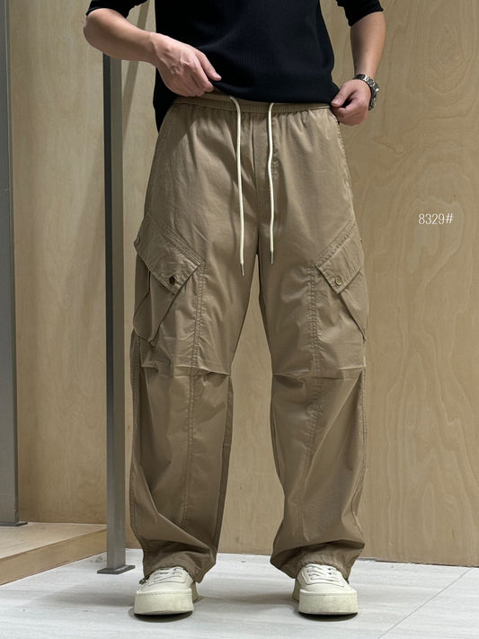 Khaki Lightweight Cargo Pants 8329