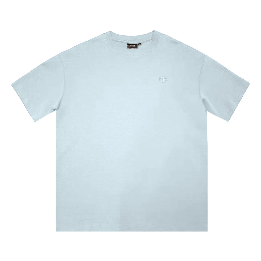 Blue Basic Oversize Tee Cool Weave cotton 3554