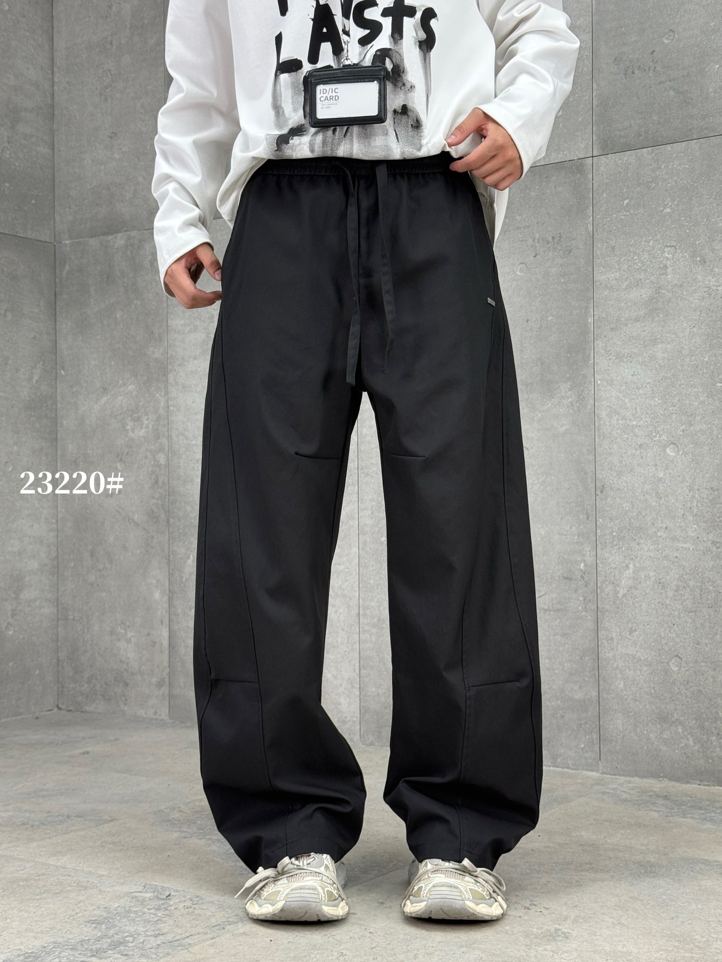 Black Lightweight Cargo Pants 23220
