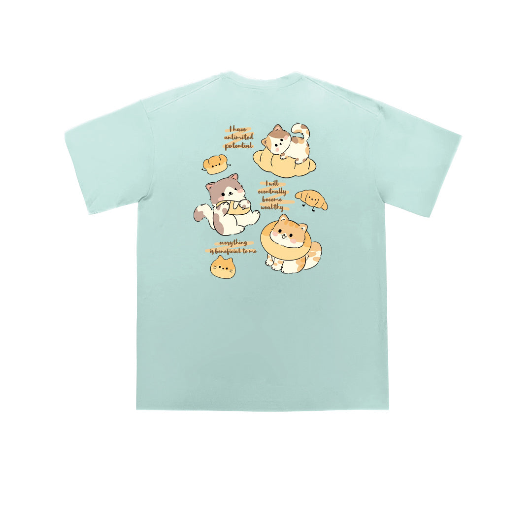 ”Kittens" Oversized Tee - 3590