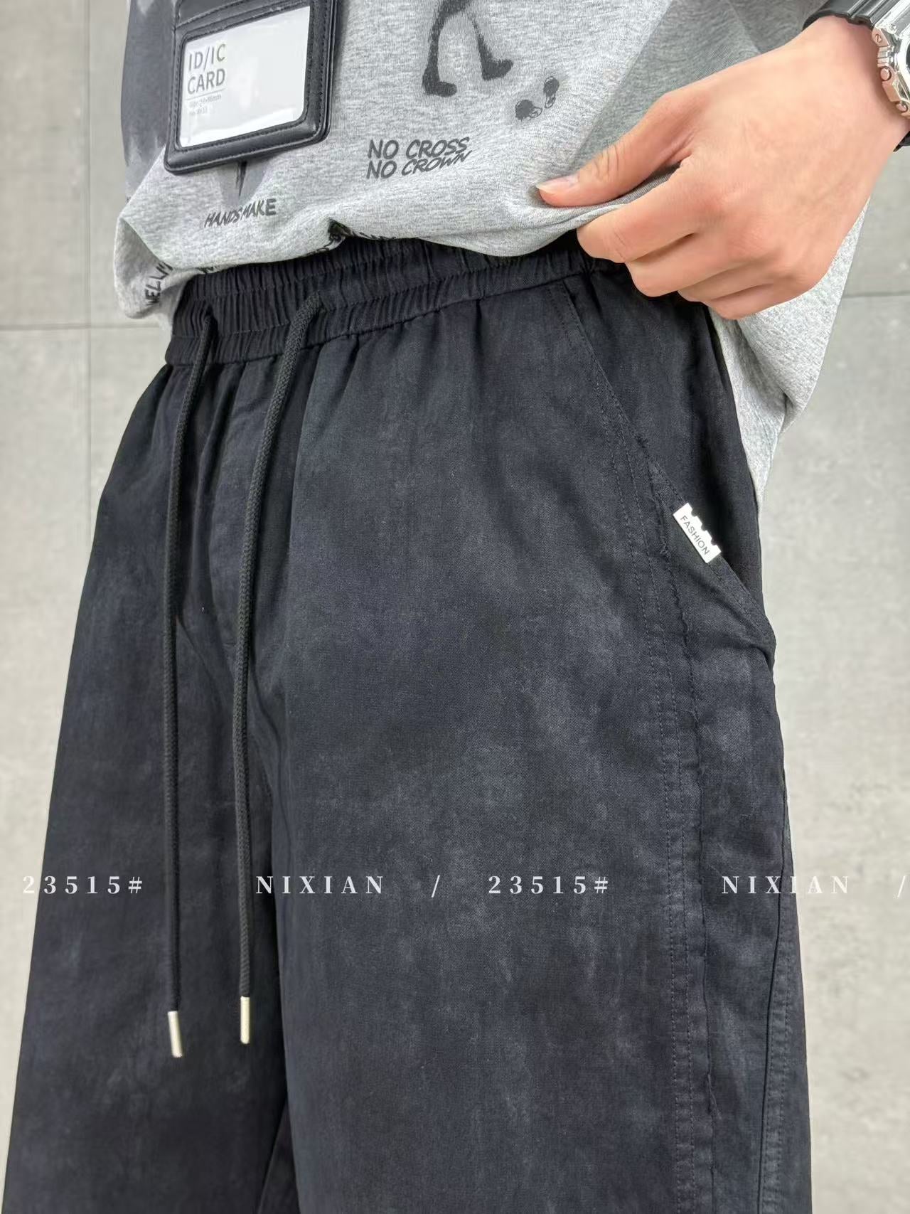 Black Cargo Shorts 23515