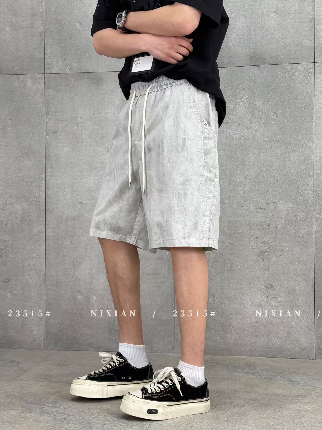 Grey Cargo Shorts 23515