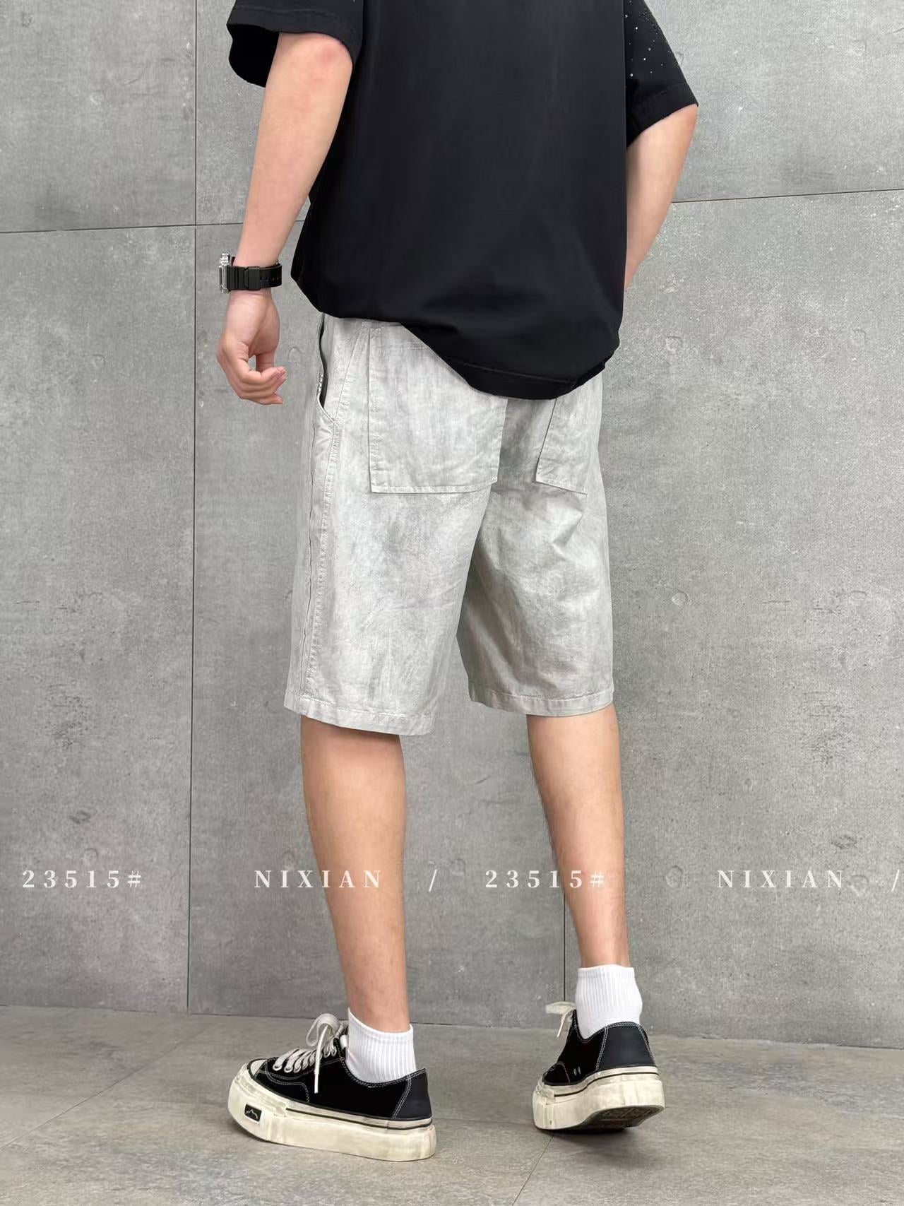 Grey Cargo Shorts 23515