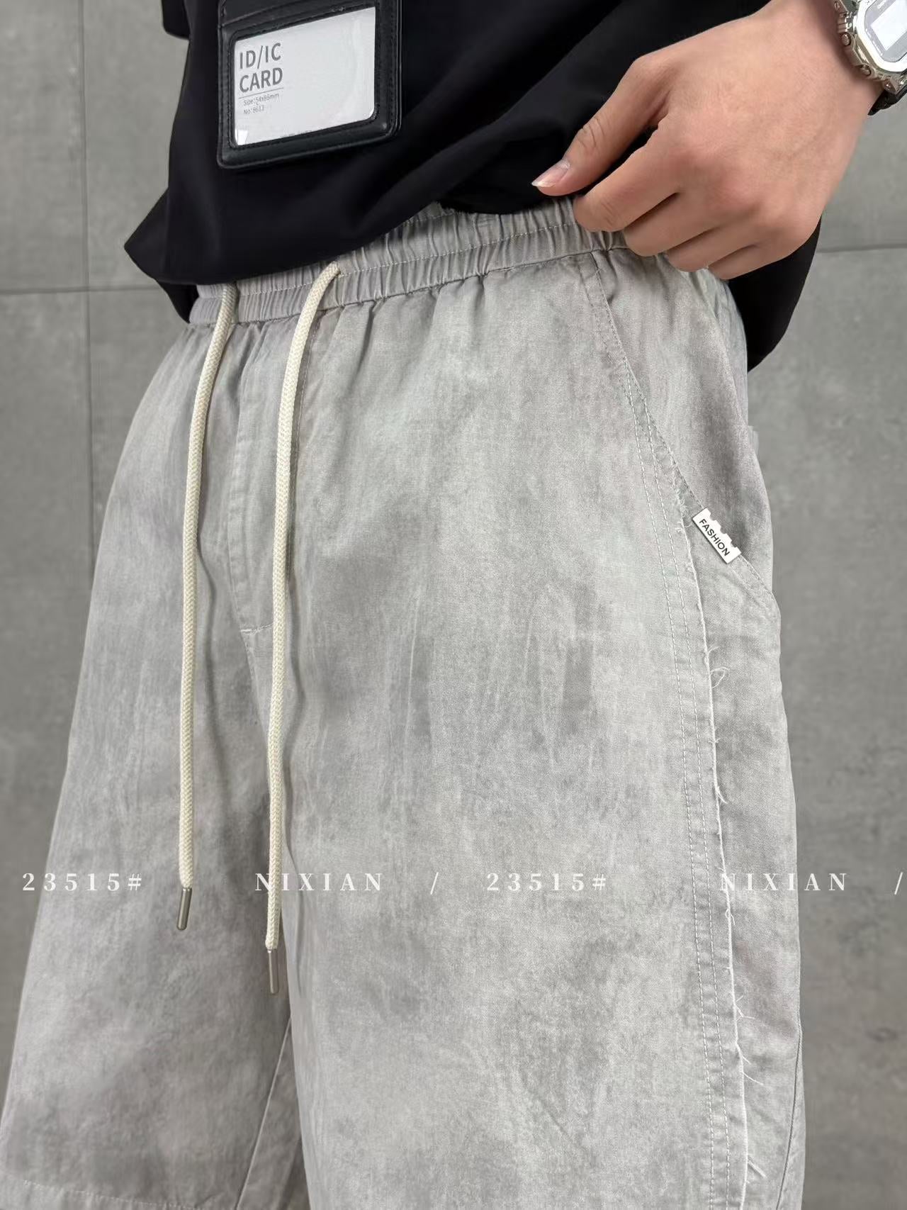 Grey Cargo Shorts 23515