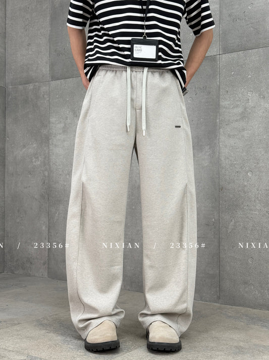 Grayish White Cargo Pants 23356