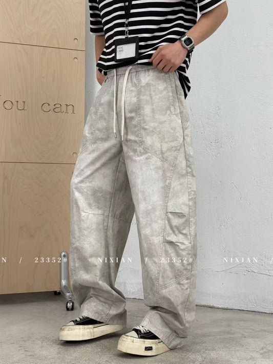 Grayish White Cargo Pants 23352
