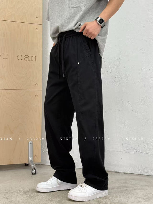Black Cargo Pants 23323