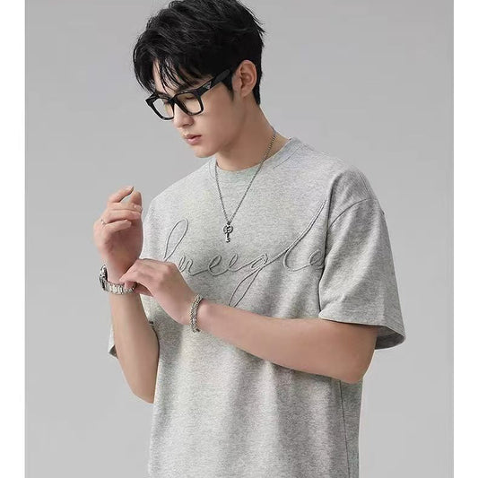 Grey Oversized Tee -26181