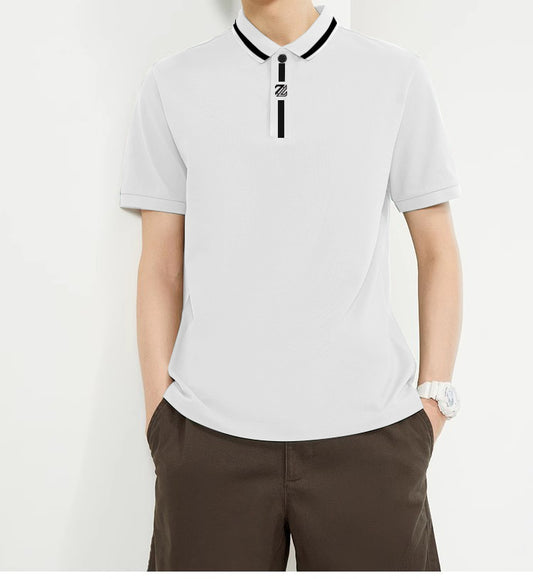 White Polo T-Shirt 4028