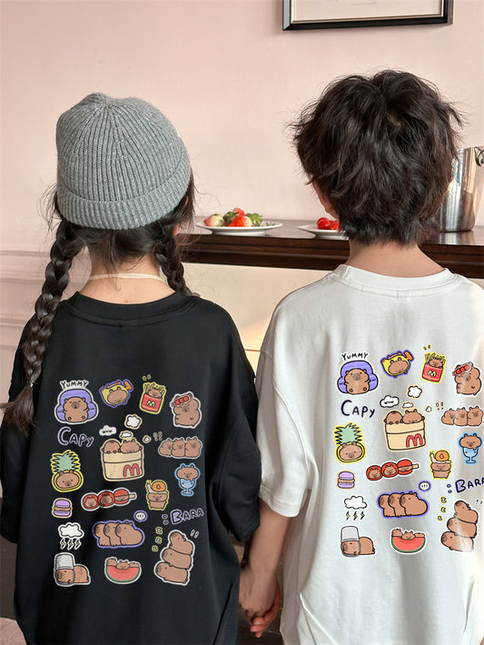 "YUMMY Capybara" Oversized Tee - 35401