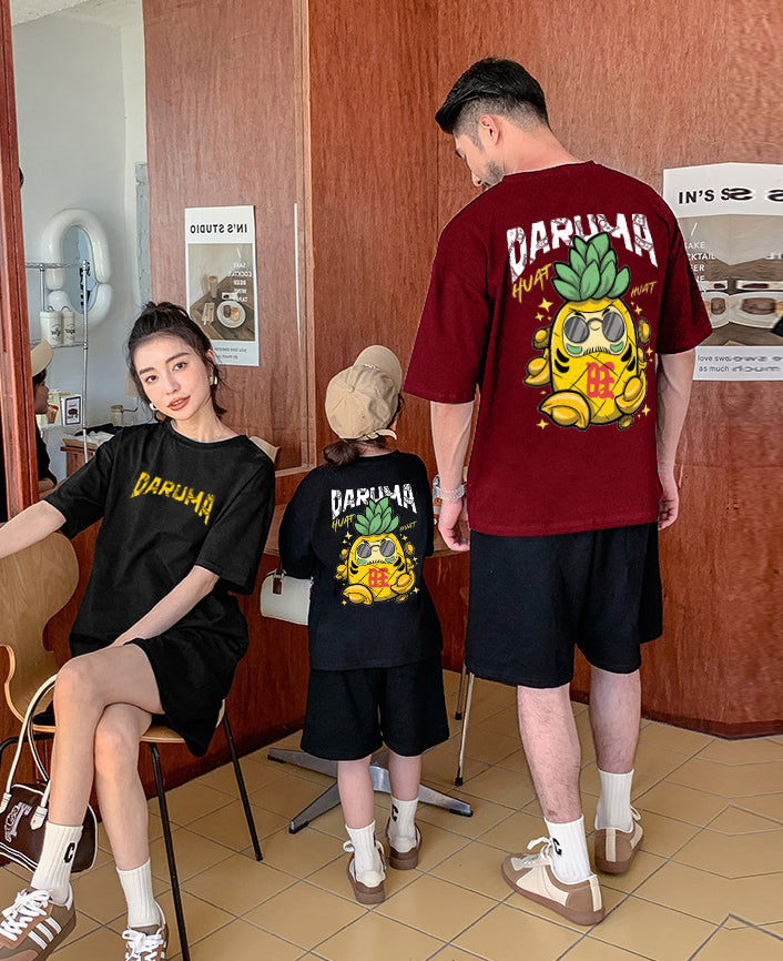 "Pineapple Daruma 旺" Oversized Unisex Kids T-Shirt 26491