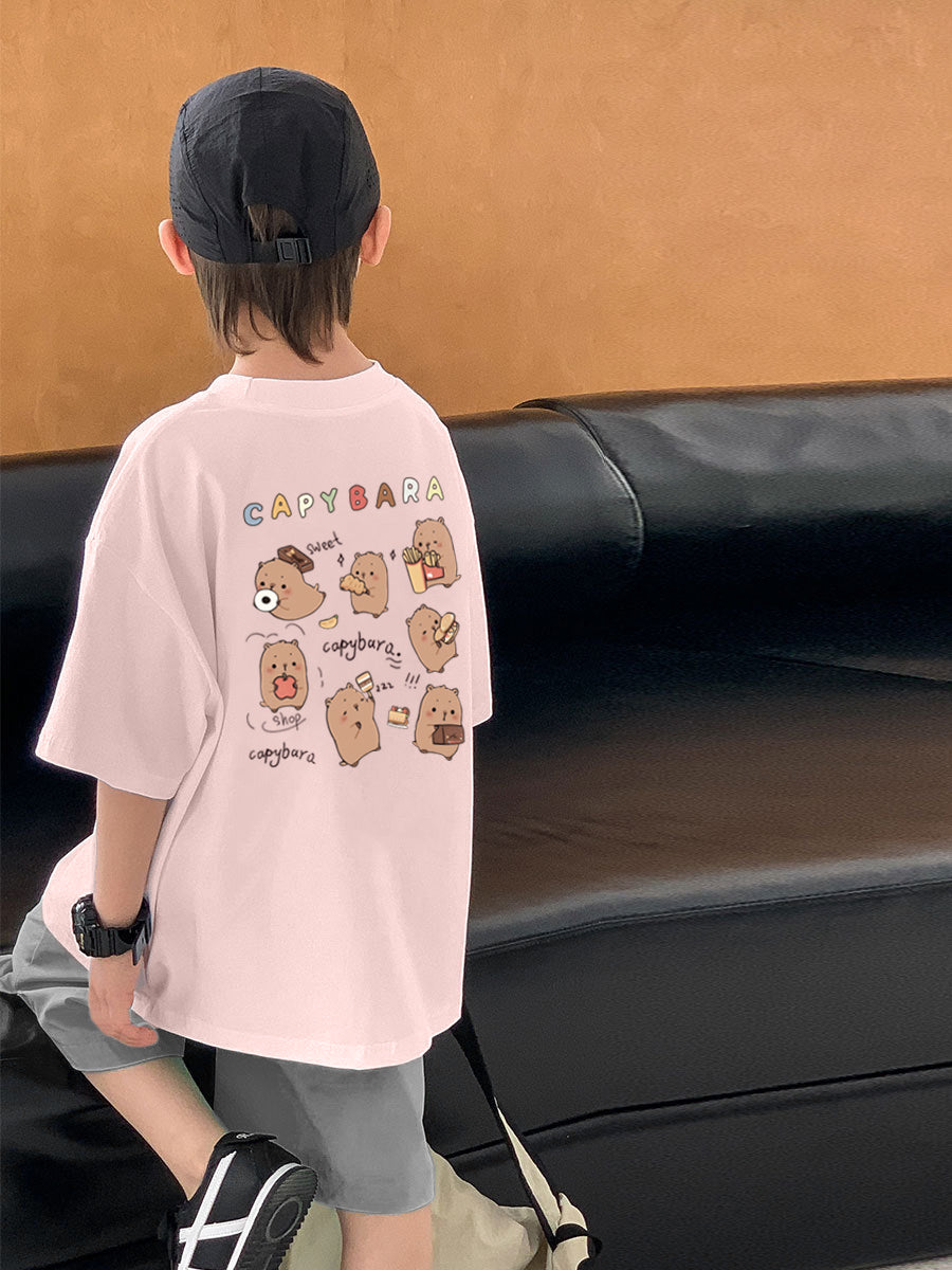 "CUTE CAPYBARA" Oversized Unisex Kids T-Shirt - 36751