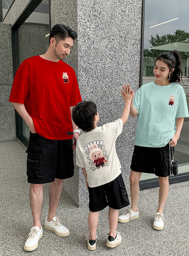 "Labubu in Fortune Attire" Oversized Unisex Kids T-Shirt 20941