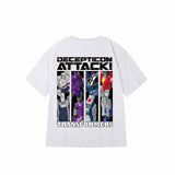 "DECEPTICON ATTACK" High Graded Odell Fabric Oversized Tee 2415