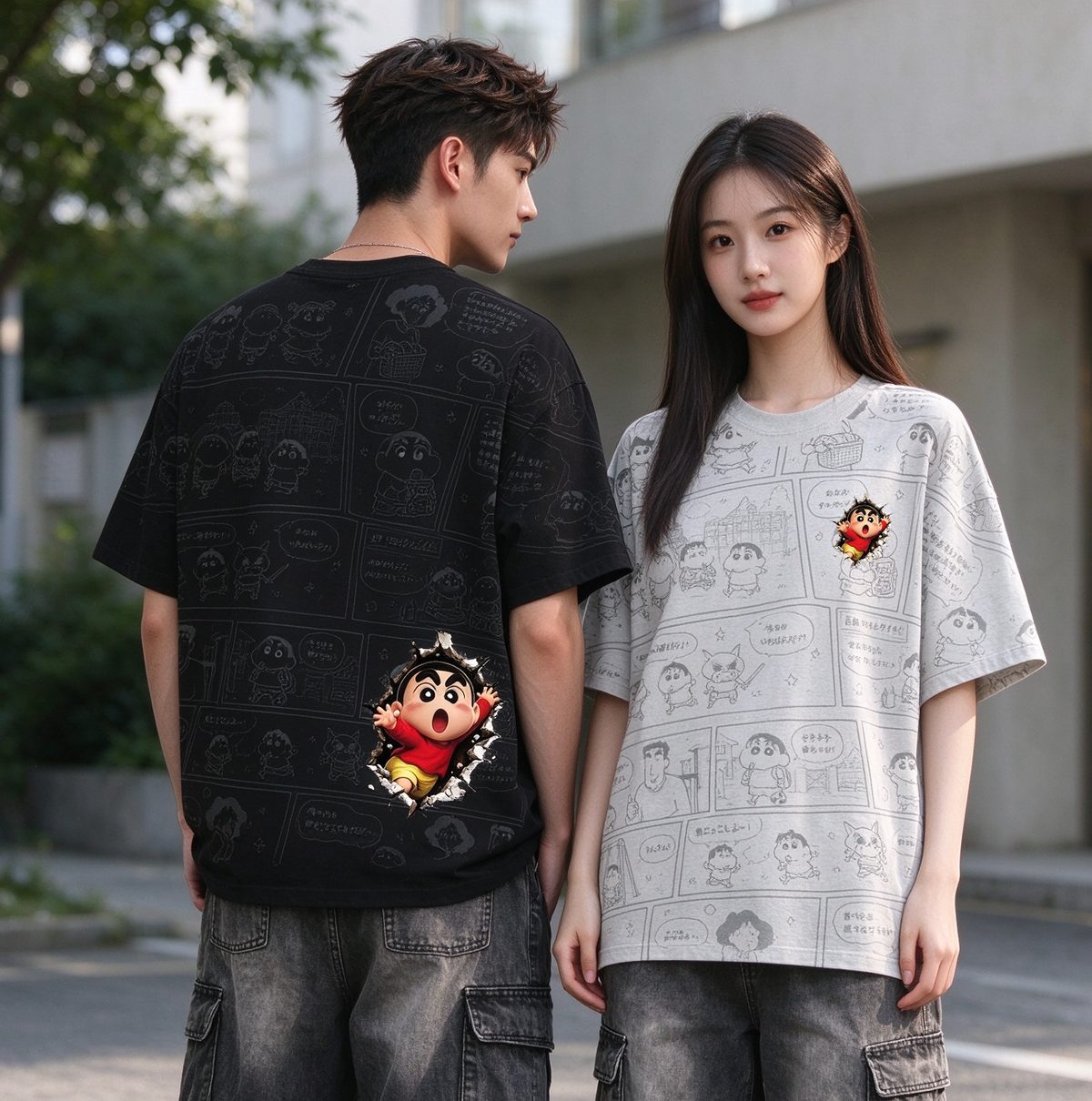 Comic S.C Oversized Tee - 3949