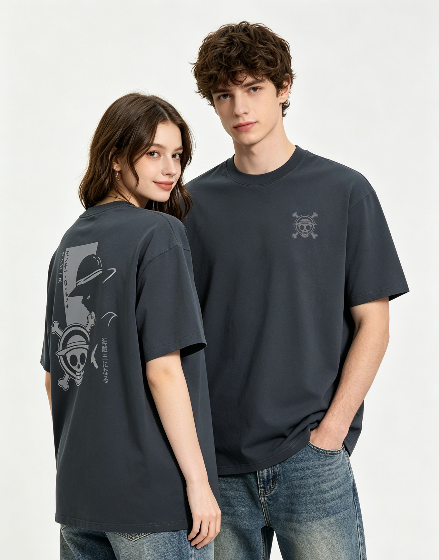 "OP-LUFFY" Oversized Tee - 3837