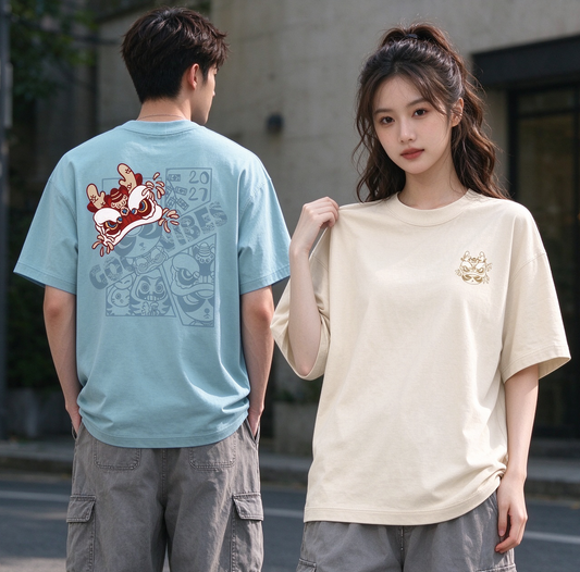 "Good Vibes" Oversized Tee - 3933