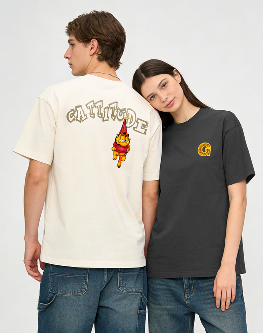 ”G-cattitude" Oversized Tee -3829