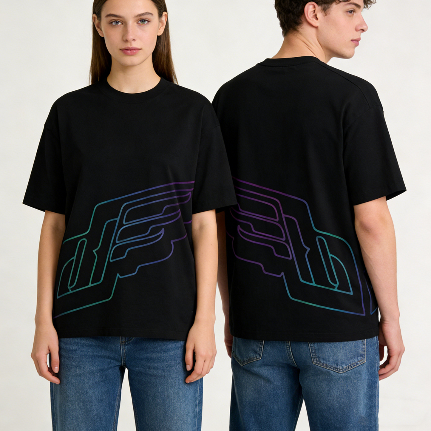 ”FLY" Oversized Tee -3695