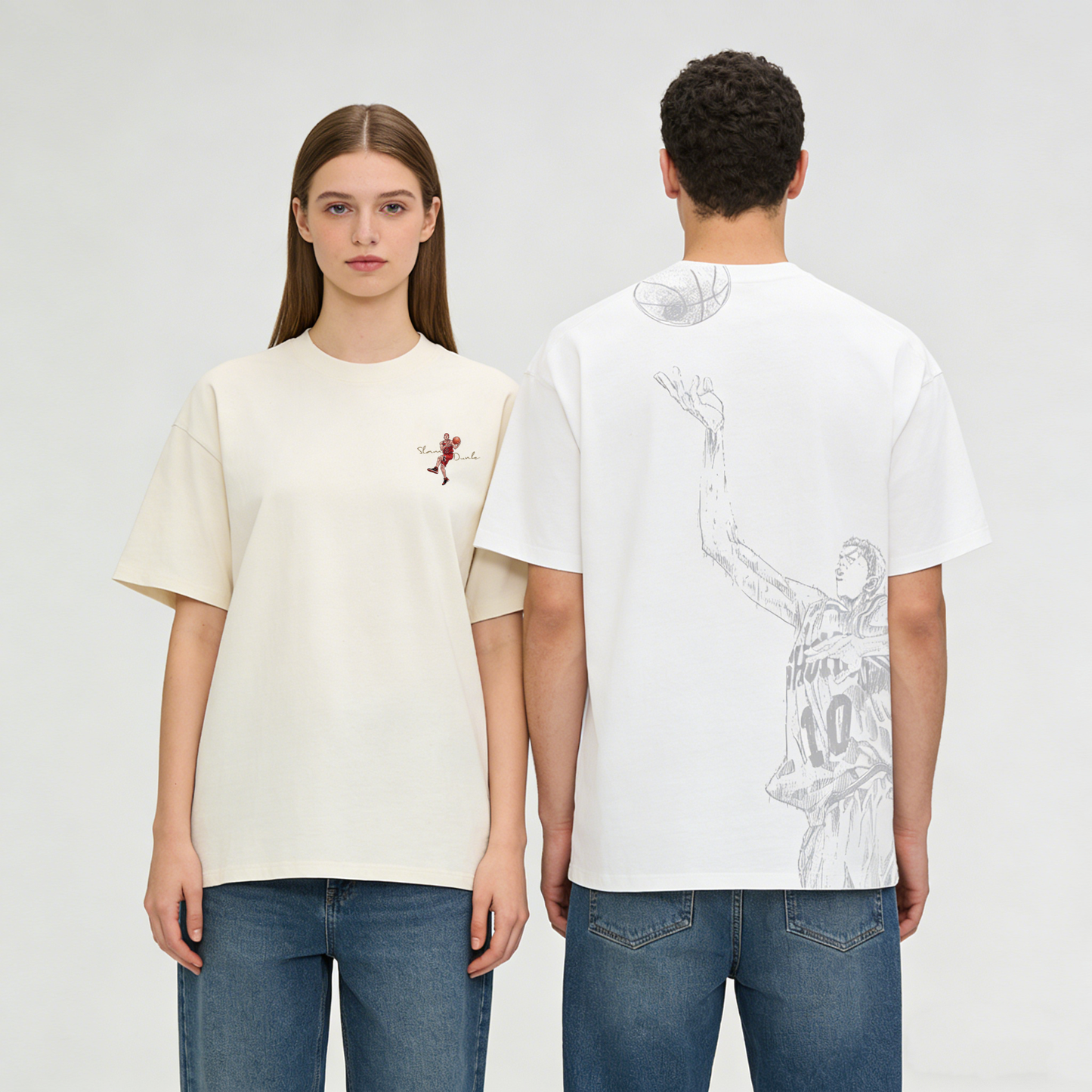 ”Slamdunk" Oversized Tee -3694