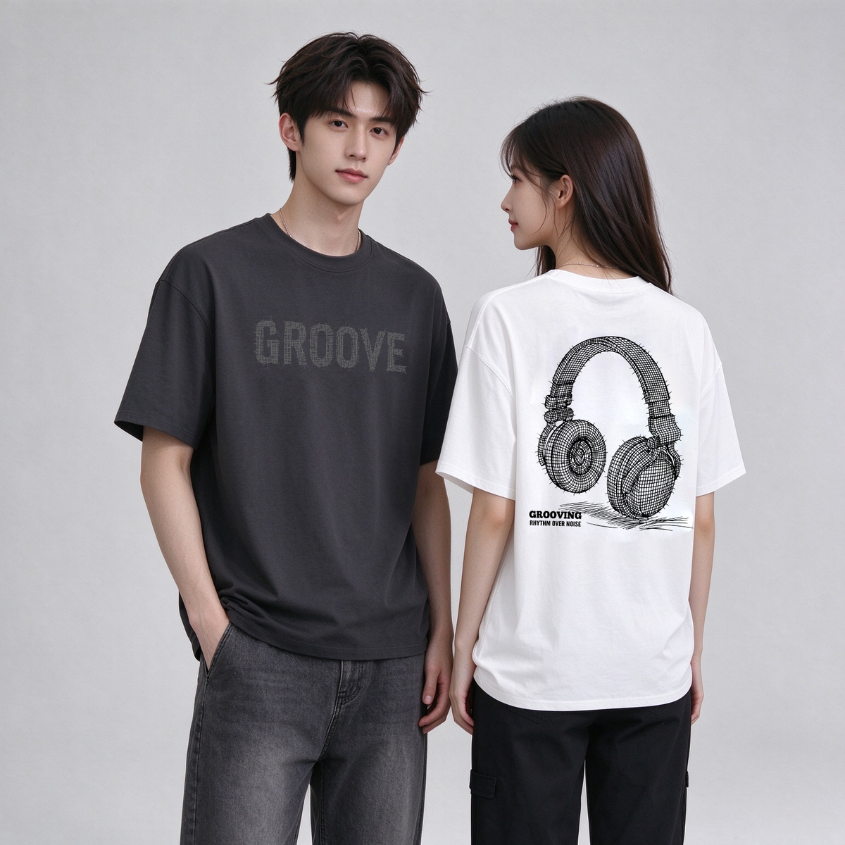 GROOVE Headphone Oversized Tee