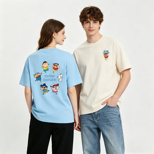 ”CRAYON FRIENDS" Oversized Tee -3732