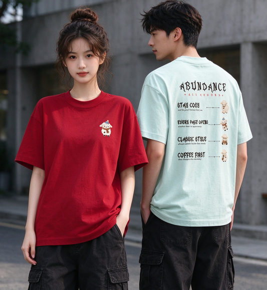"Abundance" Oversized Tee - 3898