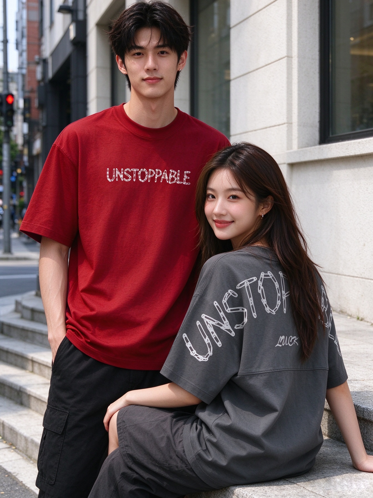 “UNSTOPPABLE” Oversized Tee - 3886