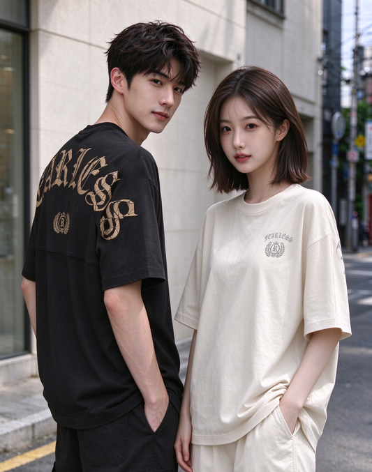 “R-FEARLESS” Oversized Tee - 3888