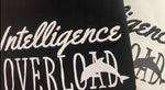 "Intelligence Overload" High Graded Odell Fabric Embroidery With Print Oversized Tee 2490