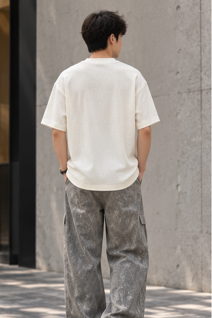 Apricot Oversized Tee -26181