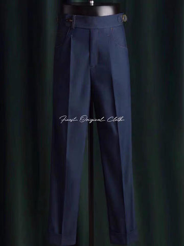 Slim Fit and Stretchable Pants (Denim Blue) 9100