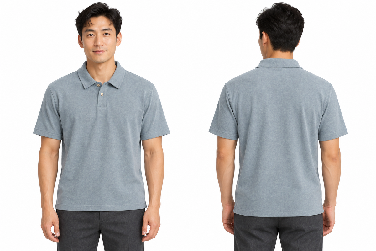 Light Blue Polo T-Shirt 4108