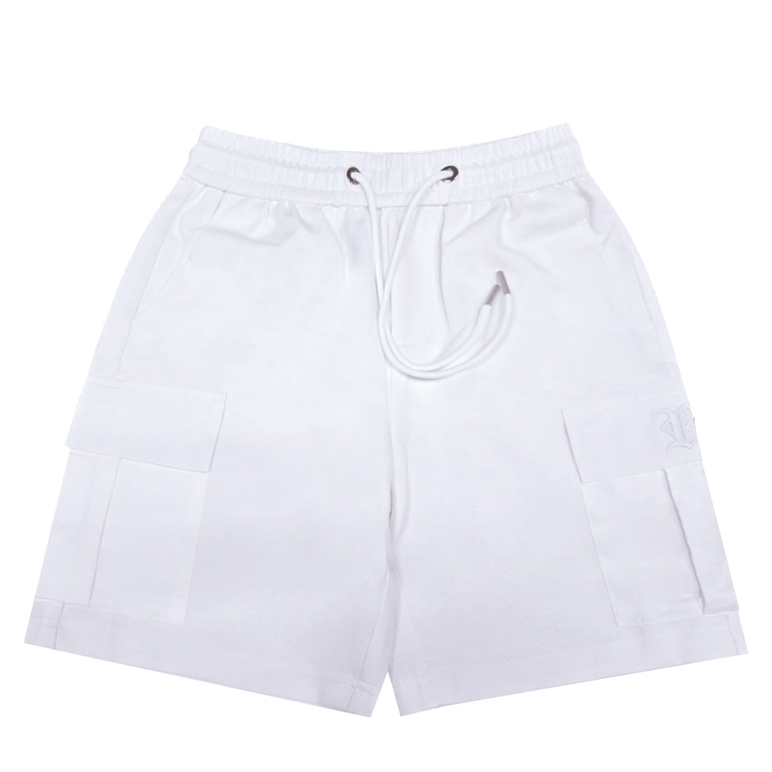 White Jogger Shorts 218