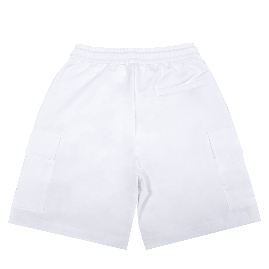 White Jogger Shorts 218