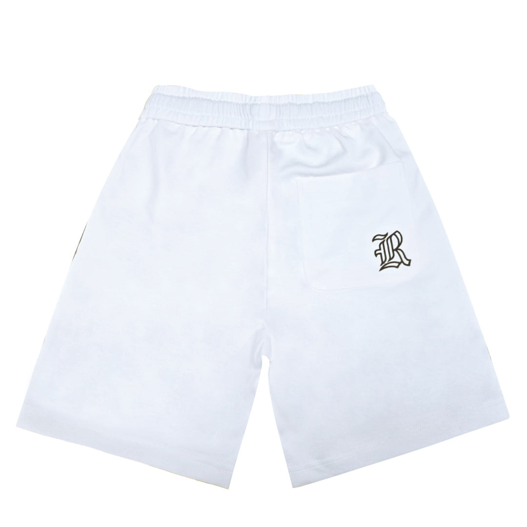 White Jogger Shorts 220