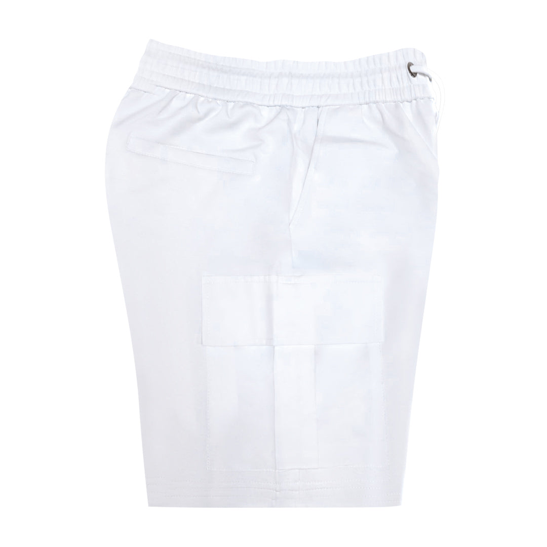 White Jogger Shorts 218