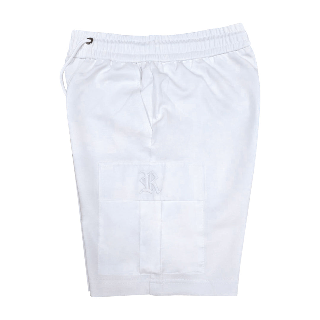 White Jogger Shorts 218