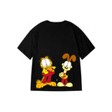 "Chinese-costume Garfield poses" High Graded Odell Fabric Oversized Tee 2279