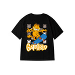 "Skating Garfield" High Graded Odell Fabric Oversized Tee 2258