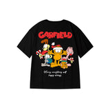 "The Christmas Garfield and Pals" High Graded Odell Fabric Oversized Tee 2267