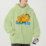 "Thumbs-up from Garfield" High Graded Odell Fabric Hoodie 7015