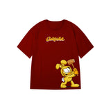 "Bunny Garfield & Odie" High Graded Odell Fabric Oversized Tee 2265
